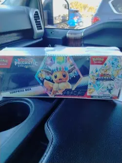 Pokemon TCG Prismatic Evolutions Suprise Box PLUS Booster Bundle Factory Sealed - Image 1