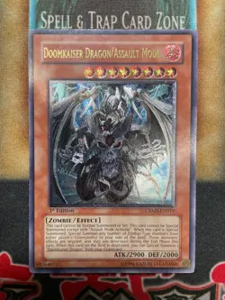 Yugioh Doomkaiser Dragon/Assault Mode CRMS-EN019 Ultimate Rare 1st Ed NM - Image 1