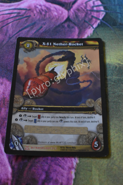 X-51 Nether-Rocket - WOW TCG World of Warcraft - Unscratched Loot - Image 1