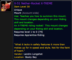 X-51 Nether-Rocket - WOW TCG World of Warcraft - Unscratched Loot - Image 4