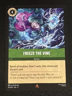 Disney Lorcana Winterspell Freeze The Vine 96/204 NM Rare - Image 1