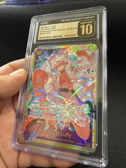 Monkey.D.Luffy OP05-119 SEC CGC Pristine 10 one piece card game - Image 2