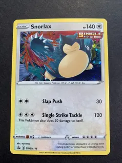 Snorlax SWSH119 Black Star Promo Holo Rare Chilling Reign Pokemon Card NM/M - Image 1