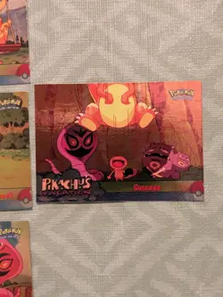 1999 Topps Pokemon Movie Pikachu's Vacation FOILS Blue Logo 1st Print (10 Cards) - Image 5