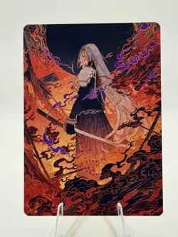 Art Series: FINAL FANTASY #35 Nibelheim Aflame Art Card - Image 1