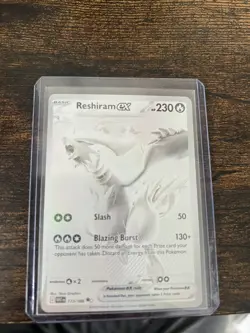 Reshiram ex #173/086 Pokemon Card TCG White Flare English BWR - Image 1