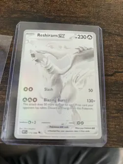 Reshiram ex #173/086 Pokemon Card TCG White Flare English BWR - Image 3