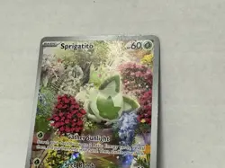 Pokemon TCG Sprigatito Sv02 Paldea Evolved Rare Holo Card #196/193 Illustration - Image 4