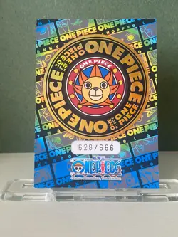 One Piece Anime Trading Card SH 13 Voicer Signature Sketch Card LUFFY 628/666 - Image 2