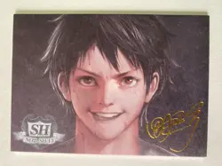 One Piece Anime Trading Card SH 13 Voicer Signature Sketch Card LUFFY 628/666 - Image 4