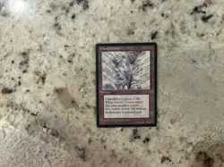 Mtg Glacial Chasm - Magic the Gathering Glacial Chasm Ice Age Played - Image 1