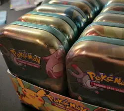 Sealed Pokemon Kanto Friends Mini Tin Display Box Distributor Release - Image 5