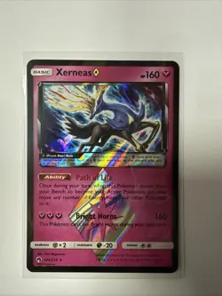 Pokemon TCG - Xerneas - Lost Thunder - 144/214 - Prism Star - NM - Image 1