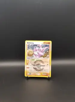 Nidoking 6/112 - Pokemon - Reverse Holo Rare - FireRed & LeafGreen - Damaged - Image 1