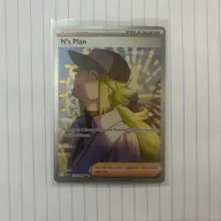 N's Plan Black Bolt Holo Trainer Special Illustration Rare Pokemon 170/086 NM - Image 1