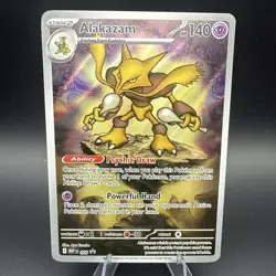 2025 Pokemon Mega Evolution Black Star Promo MEP EN Alakazam #009 Promo TCG - Image 1