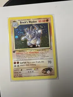 Pokemon Gym Hero’s: Brock’s Rhydon 2/132 1st Edition - Image 1