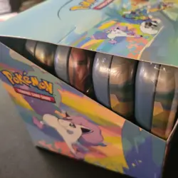 POKEMON TCG GALAR PALS MINI TIN DISPLAY 10 SEALED MINI TINS H24 Silver Astral - Image 2