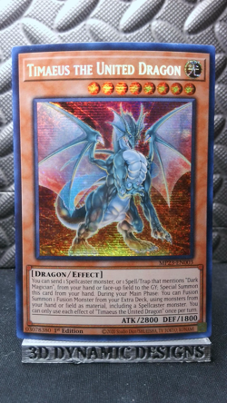 | Yugioh Timaeus the United Dragon MP23-EN003 1st Secret 25Th Tin NM 🔥 | - Image 1