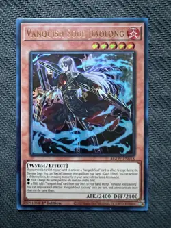 Yugioh Vanquish Soul Jiaolong 1st Edition Ultra Rare AGOV-EN018 NM - Image 1