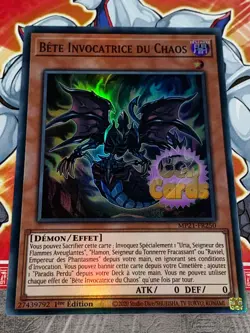 Carte YU GI OH BETE INVOCATRICE DU CHAOS MP21-FR250 1ere edition - Image 1