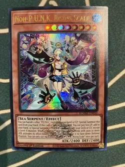 Yugioh! Noh-P.U.N.K. Rising Scale - BLMM-EN050 Ultra Rare 1st Edition NM - Image 1