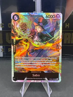 One Piece TCG Sabo OP04-083 SR Kingdoms of Intrigue English - Image 1