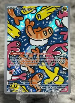 Tatsugiri 186/167 Illustration Rare Twilight Masquerade Pokemon Card - Image 1