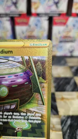 Pokemon TCG Evolving Skies Turffield Stadium Gold Card 234/203 Secret Rare - Image 3
