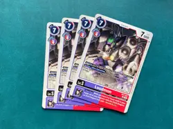 Loudmon EX7-057 Playset Digimon Liberator Card Game x4 - Image 1