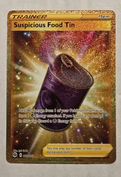 Suspicious Food Tin 080/073 Champions Path Gold Secret Rare Pokemon Card * New * - Image 1