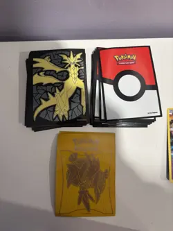 Pokemon TCG Mixed Card Lot Holo & Regular - Tins, Sleeves, Arcanine, Charmander - Image 4