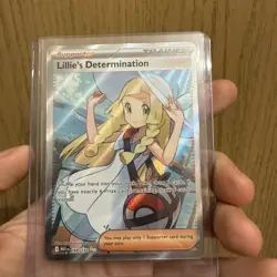 Lillie's Determination 169/132 - Mega Evolution - Pokemon Card - English - NM - Image 2