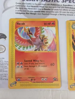 Pokemon SEALED Scan-tastic Spectacular Ho-oh & Rapidash e-Reader Promo Card 2002 - Image 3