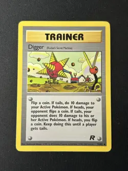 Digger (Rocket's Secret Machine) 75/82 Team Rocket Regular - Pokemon Card - Image 1