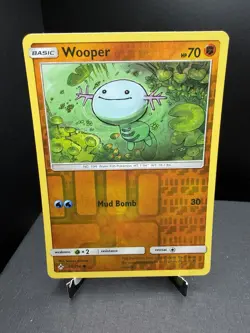 Pokemon TCG SM Unbroken Bonds Wooper 96/214 Reverse Holo Common NM! - Image 1