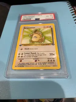 PSA 8 NM-MT Kangaskhan 5/64 Holo 1999 Pokemon Jungle - Image 3