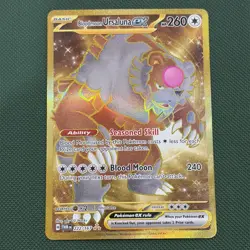 SV06: Twilight Masquerade Bloodmoon Ursaluna ex #222/167 Gold Pokemon Hyper Rare - Image 1