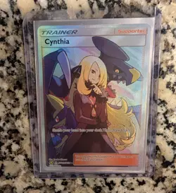 Pokemon Cynthia SV82/SV94 Hidden Fates Shiny Vault Full Art Trainer Holo - Image 1