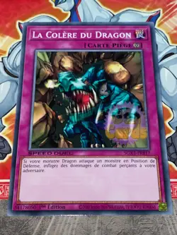 Carte YU GI OH LA COLERE DU DRAGON SGX3-FRB17 x 3 - Image 1