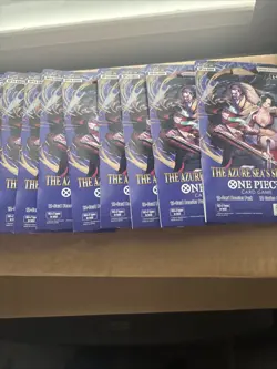 One Piece OP-14 The Azure Sea’s Seven Sleeved Booster Pack Lot of 16 Sealed ENG - Image 2
