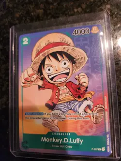 Monkey.D.Luffy P-037 One Piece Promotion Cards Foil Sealed - Image 1