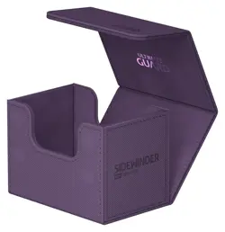 Ultimate Guard Sidewinder Deck Case Monocolor Purple 80+ Card Storage Box mtg - Image 2