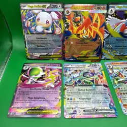 Pokemon Ascended Heroes Double Rare EX Card Lot (6 Cards Total) - Image 2