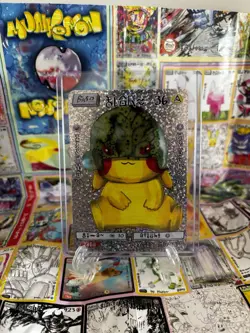 DAVID CHOE - CHOEYMON POKEMON MUNKOMON Single Card Rare WATERMELON PIKACHU HOLO - Image 1