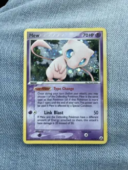 Pokemon TCG Mew Legend Maker Rare Holo Basic 70 HP Link Blast 10/92 Card Stock - Image 1