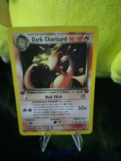 Pokemon Dark Charizard Team Rocket 1st Edition 4/82 Rare 80 HP Trading Card - Image 2