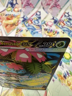 Pokemon TCG Mega Venusaur ex 155/132 Mega Evolutions Secret Rare Card - Image 2