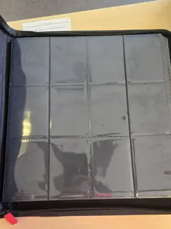 Vault X Red Card Binder 12-Pocket Exo-Tec® Zip - Side-loading, Holds 480 Cards - Image 4