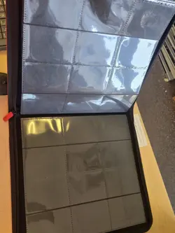 Vault X Red Card Binder 12-Pocket Exo-Tec® Zip - Side-loading, Holds 480 Cards - Image 5